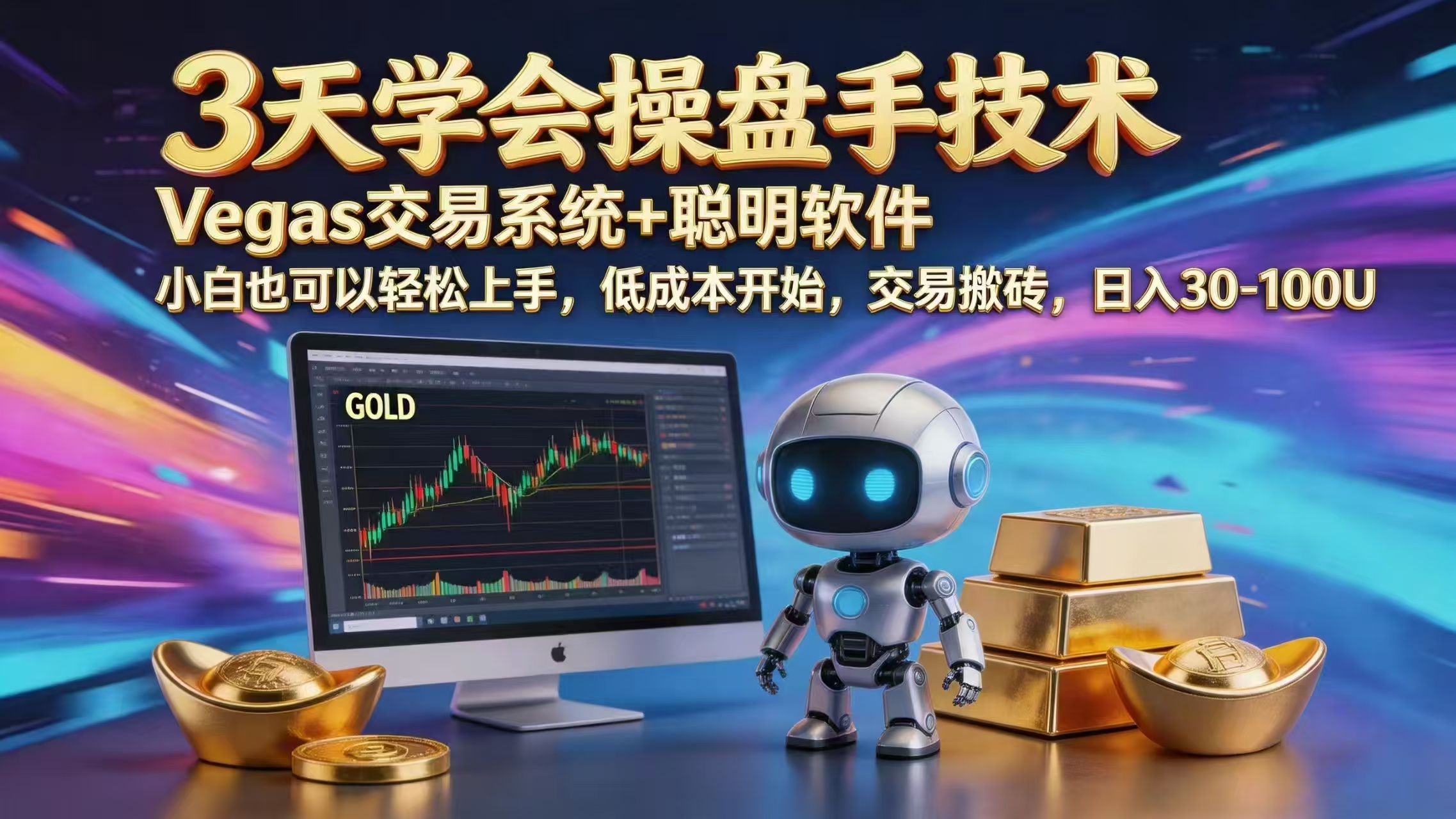 （18613期）三天学会操盘手技术，vegas技术+聪明软件，小白也可以轻松上手，日入1000+-齐力副业