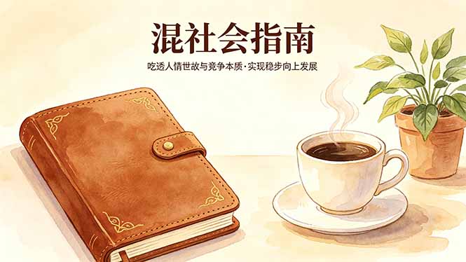 （18282期）付费文章：混社会指南，吃透人情世故与竞争本质，实现稳步向上发展-齐力副业