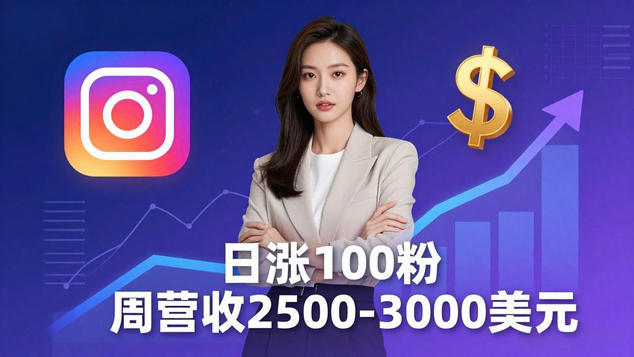 （18299期）想做数字产品？Sheri亲授：日涨100粉、每周2500至3000美元的营收，Instagram躺着赚-齐力副业