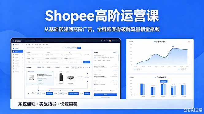 (18499期)Shopee高阶运营课-2026年5月更新,从基础搭建到高阶广告,全链路实操破解流量销量瓶颈-齐力副业