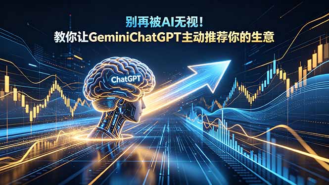 (18659期)别再被AI无视!教你让GeminiChatGPT主动推荐你的生意【原创双语字幕】-齐力副业
