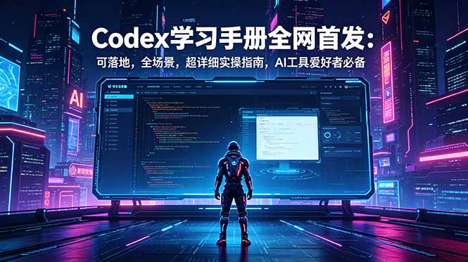 (18871期)Codex学习手册全网首发:可落地,全场景,超详细实操指南,AI工具爱好者必备-齐力副业