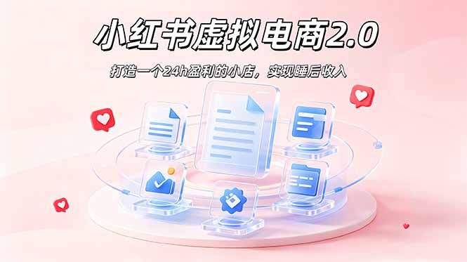 （19033期）2026 年最强风口掘金项目：AI小红书虚拟电商，布局搜索流量，每日躺赚500+-齐力副业