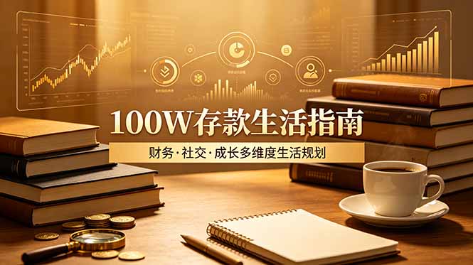 （19121期）付费文章：100W存款生活指南，如何从财务、社交、成长等维度规划自己的生活-齐力副业