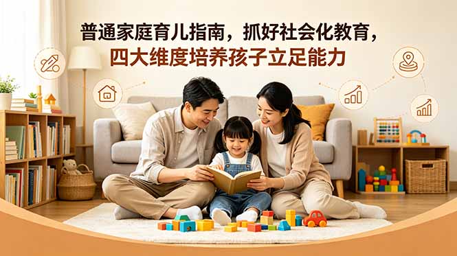 （18755期）付费文章：普通家庭育儿指南，抓好社会化教育，四大维度培养孩子立足能力-齐力副业
