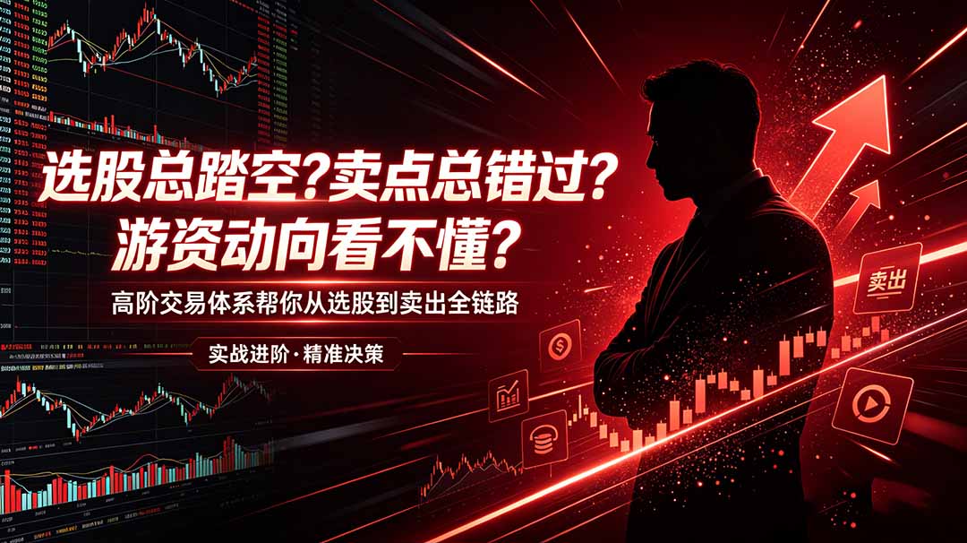 (18937期)选股总踏空?卖点总错过?游资动向看不懂?高阶交易体系帮你从选股到卖出全链路(更新6月)-齐力副业