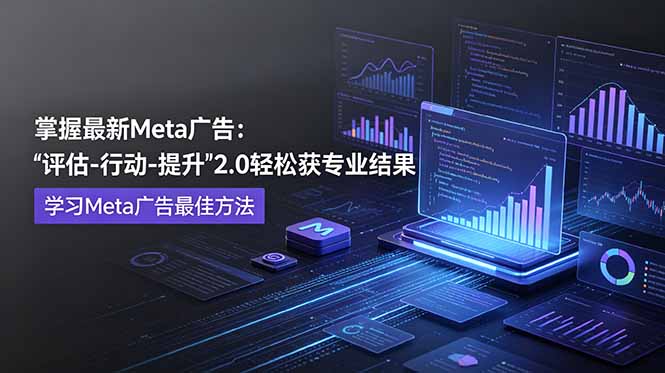 (18972期)掌握最新的Meta广告,通过“评估-行动-提升”2.0版本轻松获得专业级结果。学习目前学习Meta广告的最佳方法-齐力副业