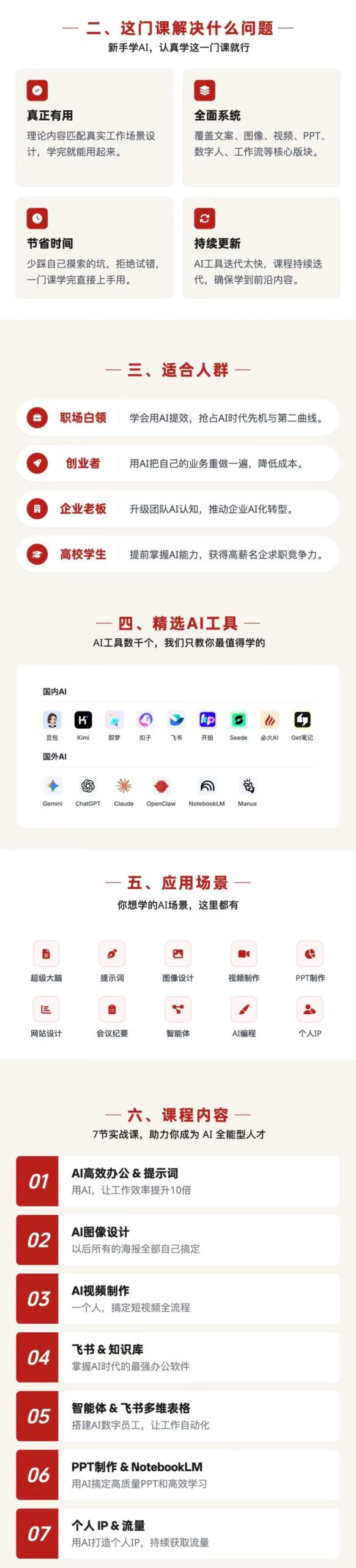 （19295期）AI全能人才训练营：2周掌握文案×图像×视频×PPT×数字人×工作流，超越80%的人插图1