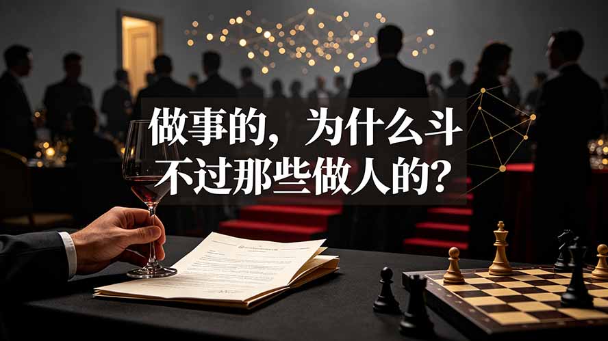 (19414期)付费文章:做事的,为什么斗不过那些做人的?-齐力副业