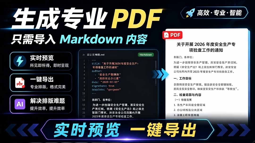 (19224期)只需导入 Markdown 内容,实时预览一键导出专业 PDF!轻松解决AI生成内容排版问题 Presto-齐力副业