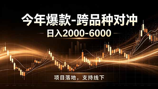 (19179期)全新跨品种对冲模式上线!日稳定盈利 2000-6000,合规长久可批量放大-齐力副业