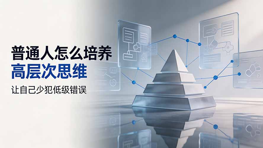 （19637期）付费文章：普通人怎么培养高层次思维，让自己少犯低级错误-齐力副业